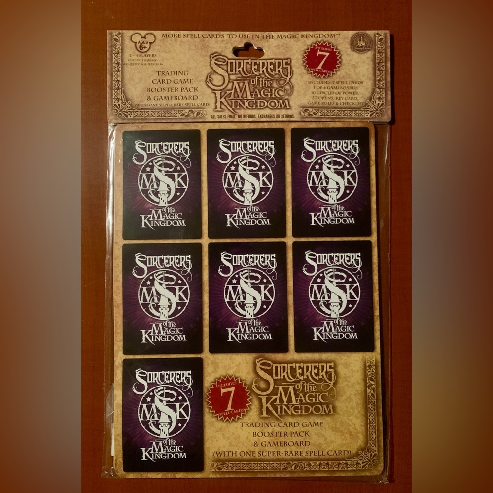 Disney Sorcerers of the Magic Kingdom Trading Card Game - Purple and Gold